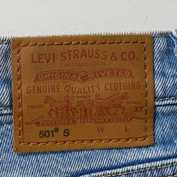 Levi’s 501 Skinny Jeans Light Blue Size 28x28 — Women’s - Picture 7 of 11